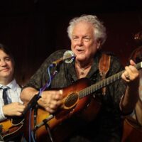 Peter Rowan with The Travelin' McCourys at the August 2017 Gettysburg Bluegrass Festival - photo by Frank Baker