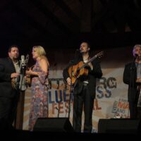 Rhonda Vincent & The Rage at the August 2017 Gettysburg Bluegrass Festival - photo by Frank Baker