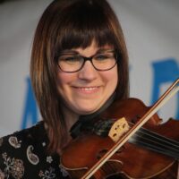 April Verch at the 2017 Delaware Valley Bluegrass Festival - photo by Frank Baker