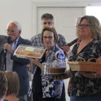 Cake raffle at the Tommy Long benefit show in Garner, NC (9/10/17) - photo by Laura Tate Photography