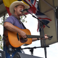 Bret Graham at the 2017 Oklahoma International Bluegrass Festival - photo by Pamm Tucker