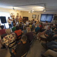 Bluegrass 45 house concert in Maryland (10/7/17) - photo by Jeromie Stephens