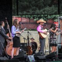 Flatt Lonesome at the 2017 Wide Open Bluegrass festival - photo by Frank Baker