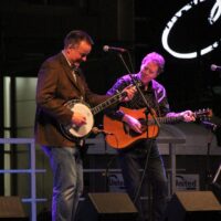 Danny Barnes and Nick Forster at the 2017 Wide Open Bluegrass StreetFest - photo by Frank Baker