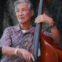 Toshio Watanabe at Bluegrass 45 Reunion at the 2017 IBMA Wide Open Bluegrass festival - photo by Frank Baker