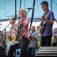 Bluegrass 45 Reunion at the 2017 IBMA Wide Open Bluegrass festival - photo by Frank Baker