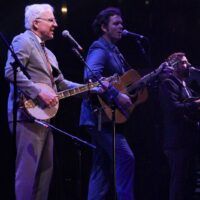 Steve Martin with Steep Canyon Rangers at Wide Open Bluegrass 2017 - photo by Frank Baker