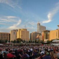 Red Hat Ampitheatre at Wide Open Bluegrass 2017 - photo by Frank Baker