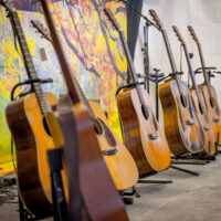 Vintge Martin Guitars at Logandale Fall Fest- photo by Debby Clickenbeard