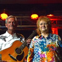 Tommy Long and Lorraine Jordan at the 2017 Bluegrass Christmas In The Smokies - photo © Bill Warren