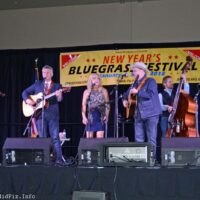 Rhonda Vincent joins The Gibson Brothers at the 2018 Jekyll Island Bluegrass Festival - photo © Bill Warren