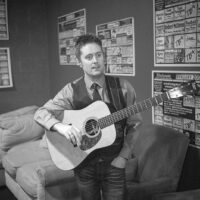 Jake Workman backstage at The Birchmere (1/27/18) - photo by Jeromie Stephens