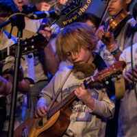 Kids Academy on stage at the 2018 Joe Val Bluegrass Festival - photo © Tara Linhardt