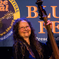 Sharon Horovitch with Southern Rail at the 2018 Joe Val Bluegrass Festival - photo © Tara Linhardt