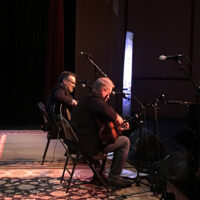 Steve Gulley and Tim Stafford at the Ernie Thacker benefit in Greenville, TN (2/23/18) - photo by Melanie Wilson