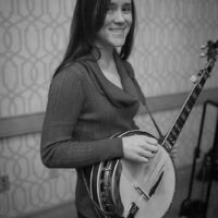 Rachael Hansel backstage at the 2018 DC Bluegrass Festival - photo by Jeromie Stephens
