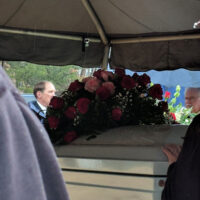 Graveside tent for Hazel Smith (March 24, 2018) - photo by Becky Johnson