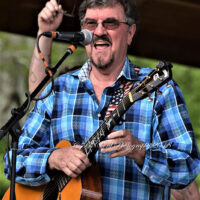 Larry Cordle at the 2018 Chantilly Farm Bluegrass & BBQ festival - photo © Deb Miller