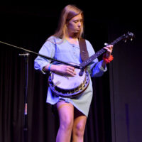 Halle Moore competes at the 2018 Georgia String Band Festival - photo by Bobby Moore
