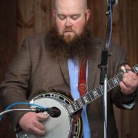Patton Wages with Volume Five at the May 2018 Gettysburg Bluegrass Festival - photo  by Frank Baker