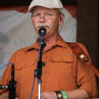 Fred Travers with Seldom Scene at the May 2018 Gettysburg Bluegrass Festival - photo  by Frank Baker