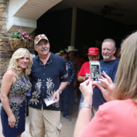 Fan photo with Rhonda Vincent at Silver Dollar City (May 2018) - photo by Michael Cignoli