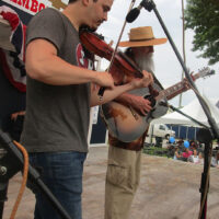 Tyler Andal competes in the Old Time Fiddle Convention during the 42nd annual 1890s Day Jamboree (May 26, 2018)