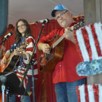Amanda Gore & Red White and Blue Grass at the 2018 Armuchee Bluegrass Festival - photo by Bobby Moore