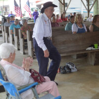 Audience participation at the 2018 Armuchee Bluegrass Festival - photo by Bobby Moore