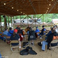 Guitar workshop at the 2018 Charlotte Bluegrass Festival - photo © Bill Warren