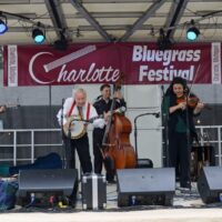 Little Roy and Lizzy Show at the 2018 Charlotte Bluegrass Festival - photo © Bill Warren