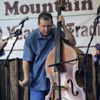Jason Moore with Sideline at the 2018 Lil John's Mountain Music Festival - photo by Laura Tate Photography