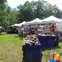 Vendor row at the 2018 Lil John's Mountain Music Festival - photo by Laura Tate Photography