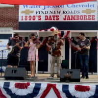Slim Chance competes in Old Time Fiddle Convention during the 42nd annual 1890s Day Jamboree (May 26, 2018)