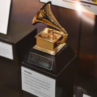 O Brothers Grammy award at the Country Music Hall of Fame and Museum's opening for the Ralph Stanley exhibit (7/12/18) - photo by Jason Davis/Getty Images