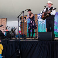 April Verch and Joe Newberry at the 2018 Grey Fox Bluegrass Festival - photo © Tara Linhardt
