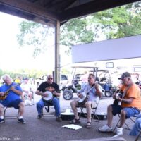 Jamming at the Marshall Bluegrass Festival - photo © Bill Warren