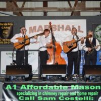 Larry Efaw & The Bluegrass Mountaineers at the Marshall Bluegrass Festival - photo © Bill Warren
