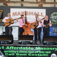 Larry Efaw at the 2018 Marshall Bluegrass Festival - photo © Bill Warren