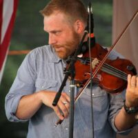 Adam Haynes with The Grascals at the 2018 Remington Ryde Bluegrass Festival - photo by Frank Baker