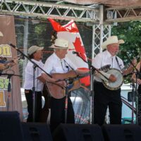 Vic King and Friends at the 2018 Remington Ryde Bluegrass Festival - photo by Frank Baker