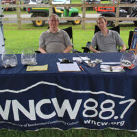 Representin' for WNCW at Red, White & Bluegrass 2018 - photo by Laura Tate Photography