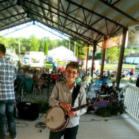 Austin Heffelfinger at Mitch and Cindy's Bluegrass Jamboree - photo by Chris Smith