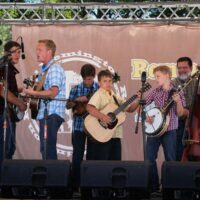 Youth bluegrass participants at the 2018 Remington Ryde Bluegrass Festival - photo by Frank Baker