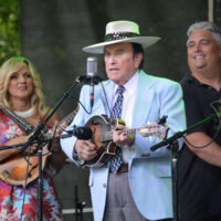 Bobby Osborne performs with Rhonda Vincent & The Rage at Uncle Dave Macon Days 2018 - photo by Bill Conger