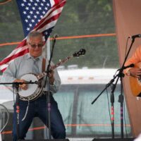 Billy Lee Cox and Ryan Frankhouser with Remington Ryde at the 2018 Remington Ryde Bluegrass Festival - photo by Frank Baker