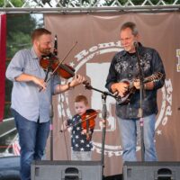 Adam Haynes and Danny Roberts with The Grascals at the 2018 Remington Ryde Bluegrass Festival - photo by Frank Baker