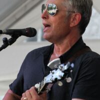 Eric Gibson at the 2018 Bluegrass On The Grass festival - photo by Frank Baker