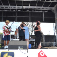 ​Douglas Day, Traci Taylor, Mikaya Taylor, Missi Hurley Edwards at the Military Freedom Festival in Nicolasville, KY (June 9, 2018)
