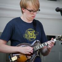 Thomas Cassell with Circus No 9 at Bluegrass on the Grass 2018 - photo by Frank Baker